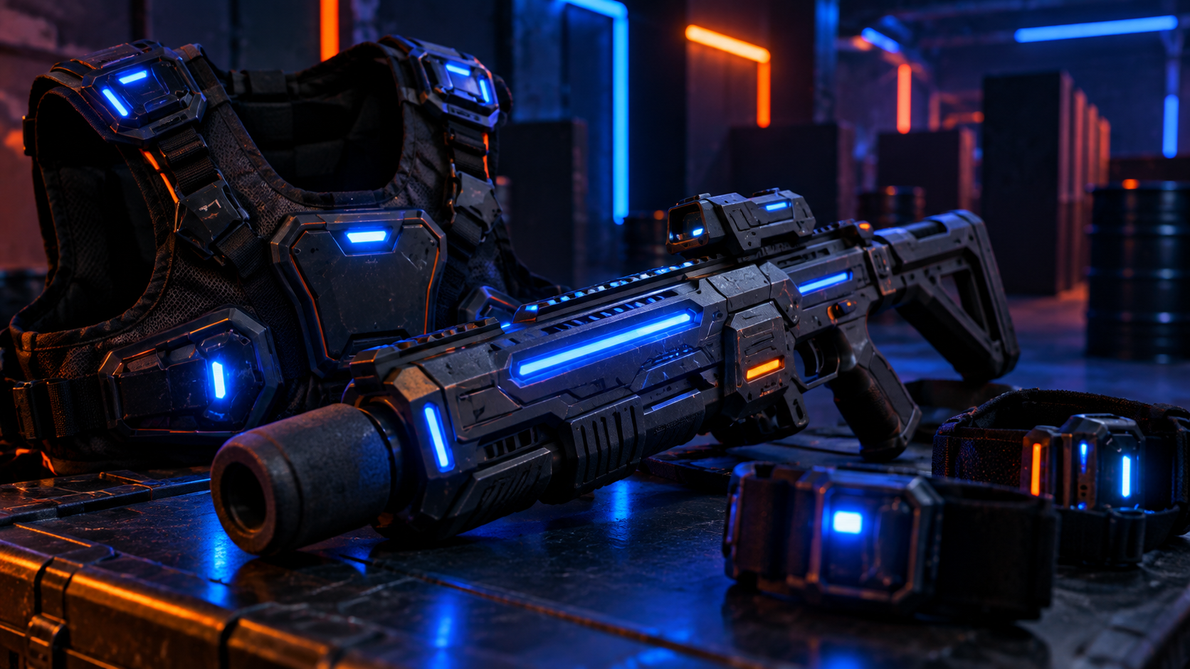 Wyposazenie laser tag VOLTARENA